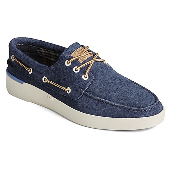 SPERRY • Brooks Brothers Authentic Original Navy Topsider Boat Shoes - Picture 1 of 8